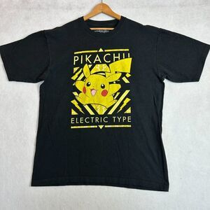 Pokémon Pikachu Adult XL Graphic Electric-Type Black Shirt